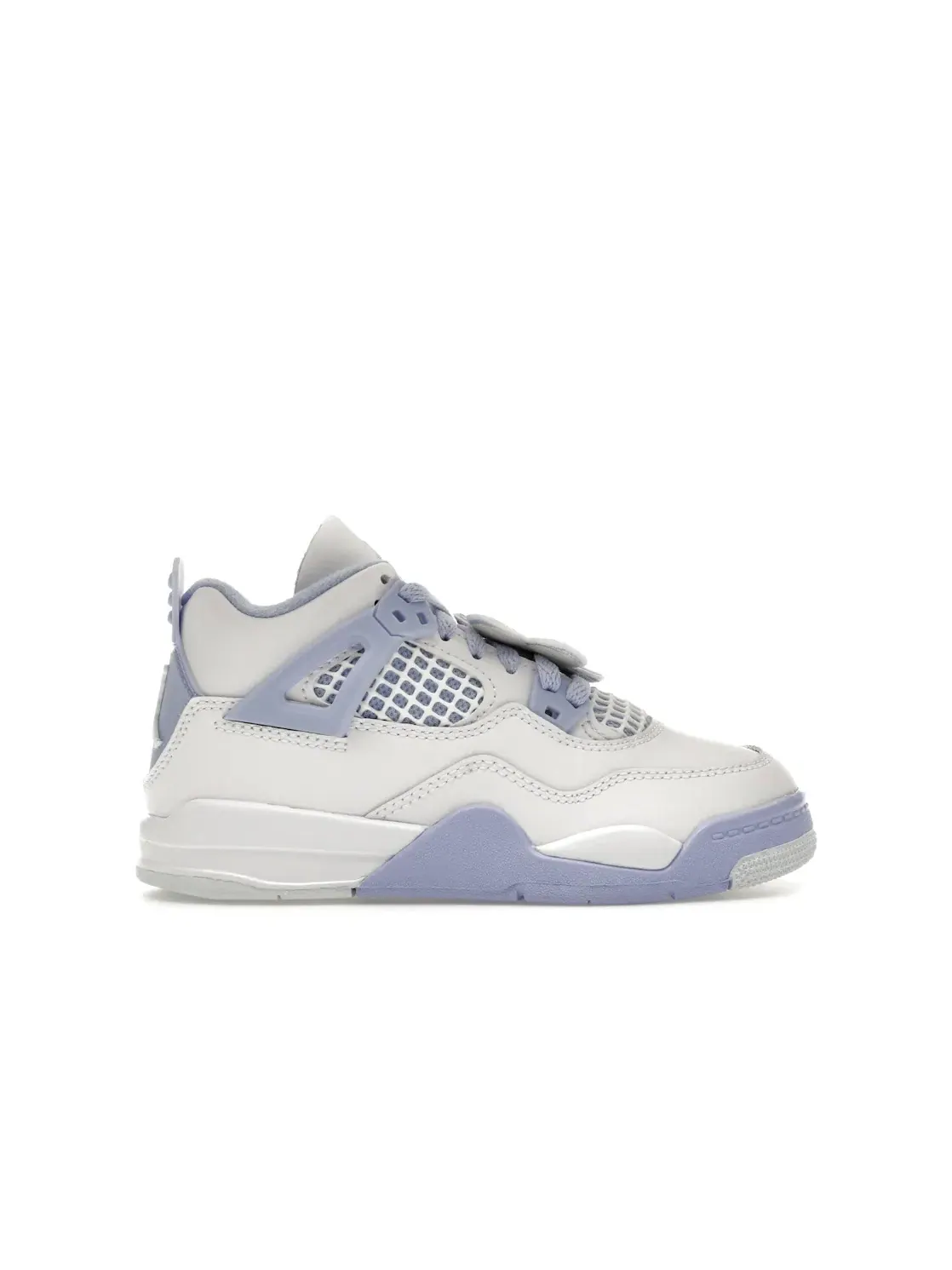 Детские кроссовки с принтом Jordan 4 Retro Forget Me Not Jordan — изображение 1 из 4, белый//синий/зеленый