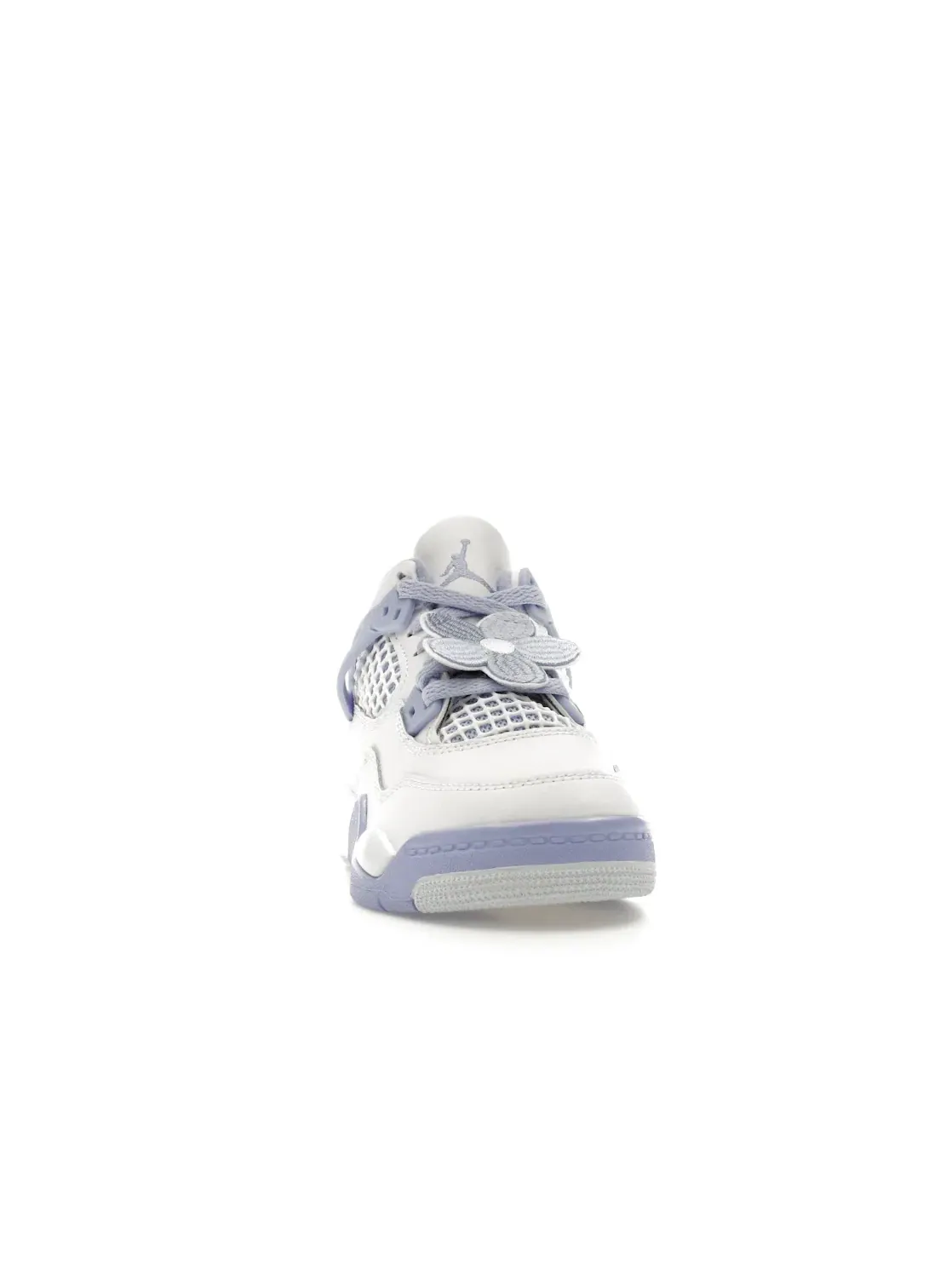 Детские кроссовки с принтом Jordan 4 Retro Forget Me Not Jordan — изображение 2 из 4, белый//синий/зеленый