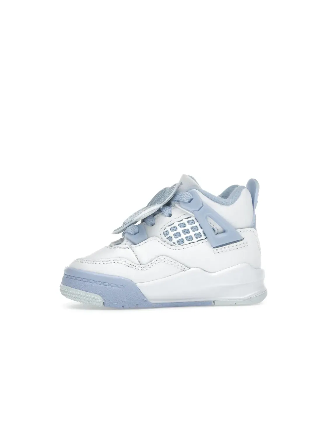 Детские кроссовки Lifestyle с цветовой гаммой Jordan 4 Retro Forget Me Not Jordan — изображение 3 из 4, белый//синий/зеленый