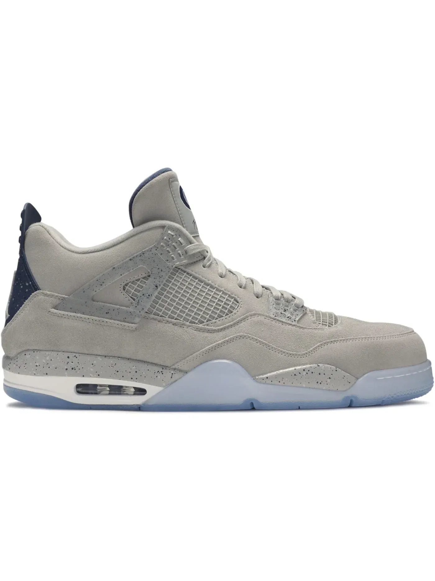 Мужские кроссовки Lifestyle Jordan 4 Retro Jordan — изображение 1 из 1, серый/серый-темно-синий