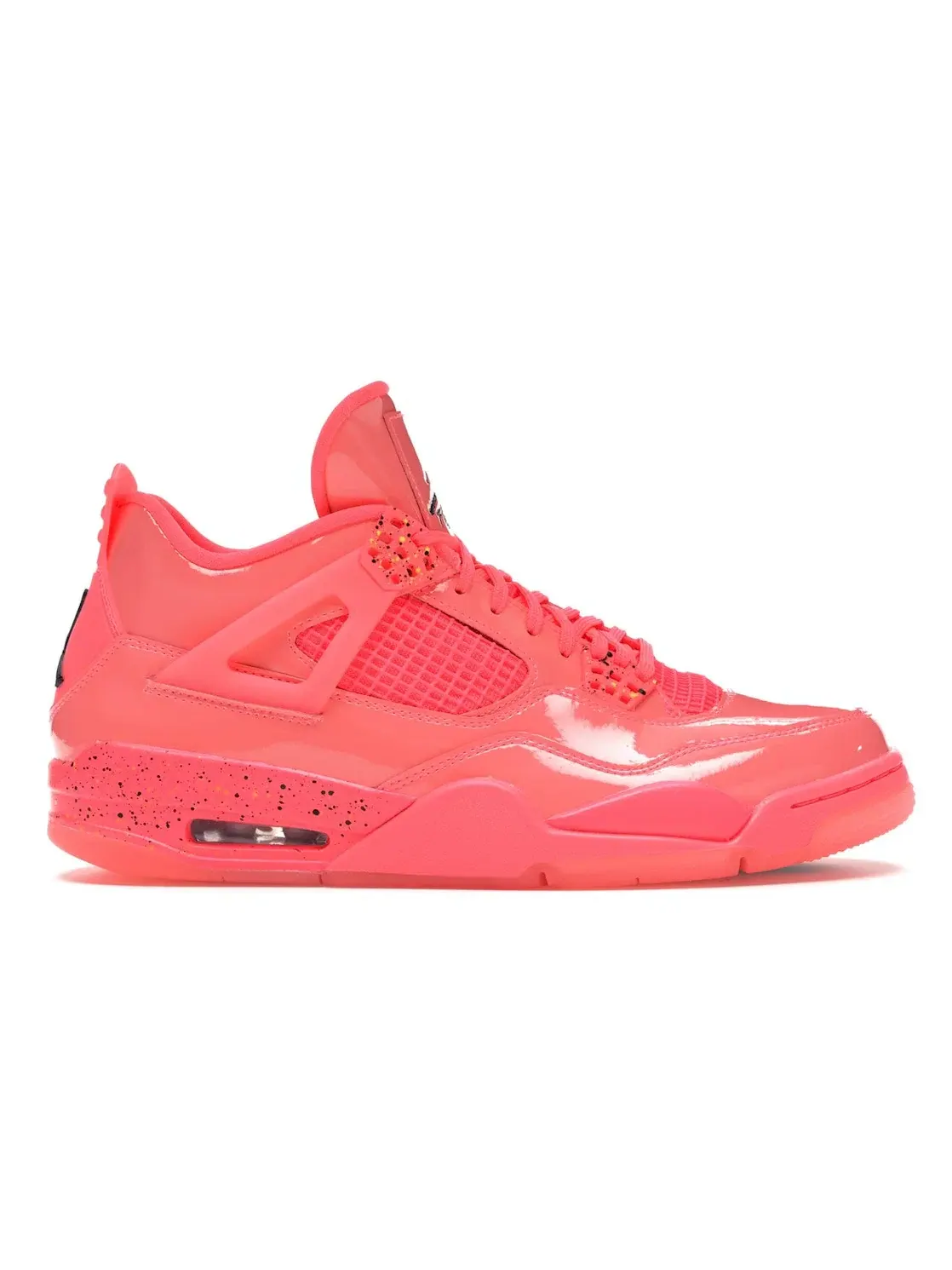 Женские кроссовки Lifestyle с принтом Jordan 4 Retro Hot Punch — изображение 1 из 4, черный