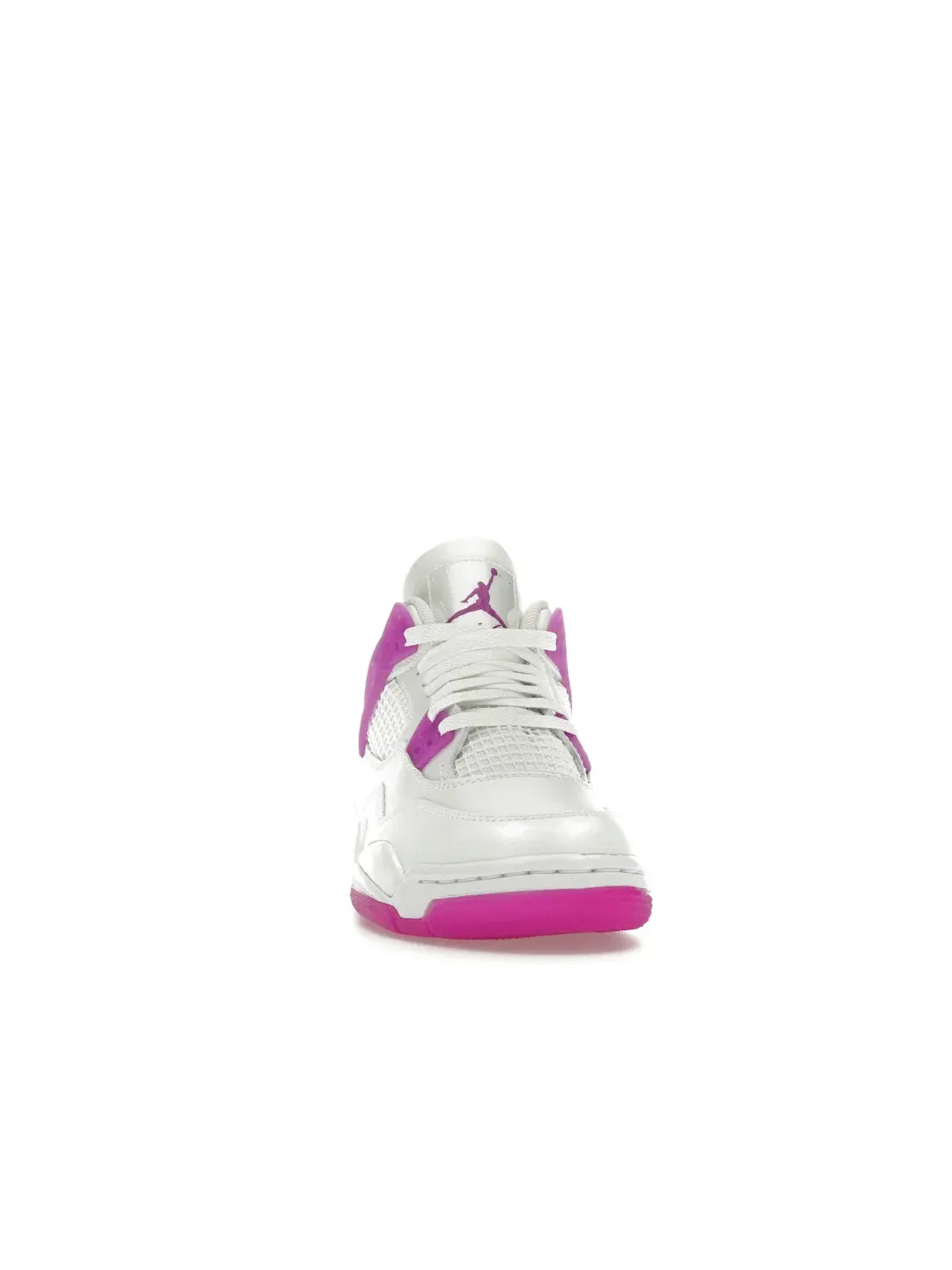 Детские кроссовки Lifestyle с цветными акцентами Jordan 4 Retro — изображение 2 из 4, белый/фиолетовый