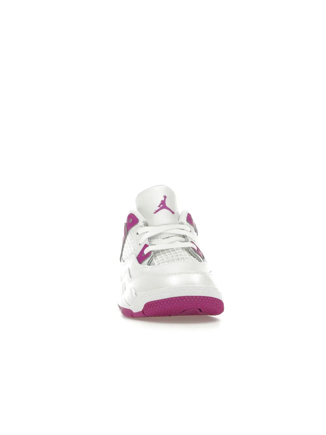 Детские кроссовки Lifestyle с принтом Jordan 4 Retro Jordan — изображение 2 из 4, белый/фиолетовый