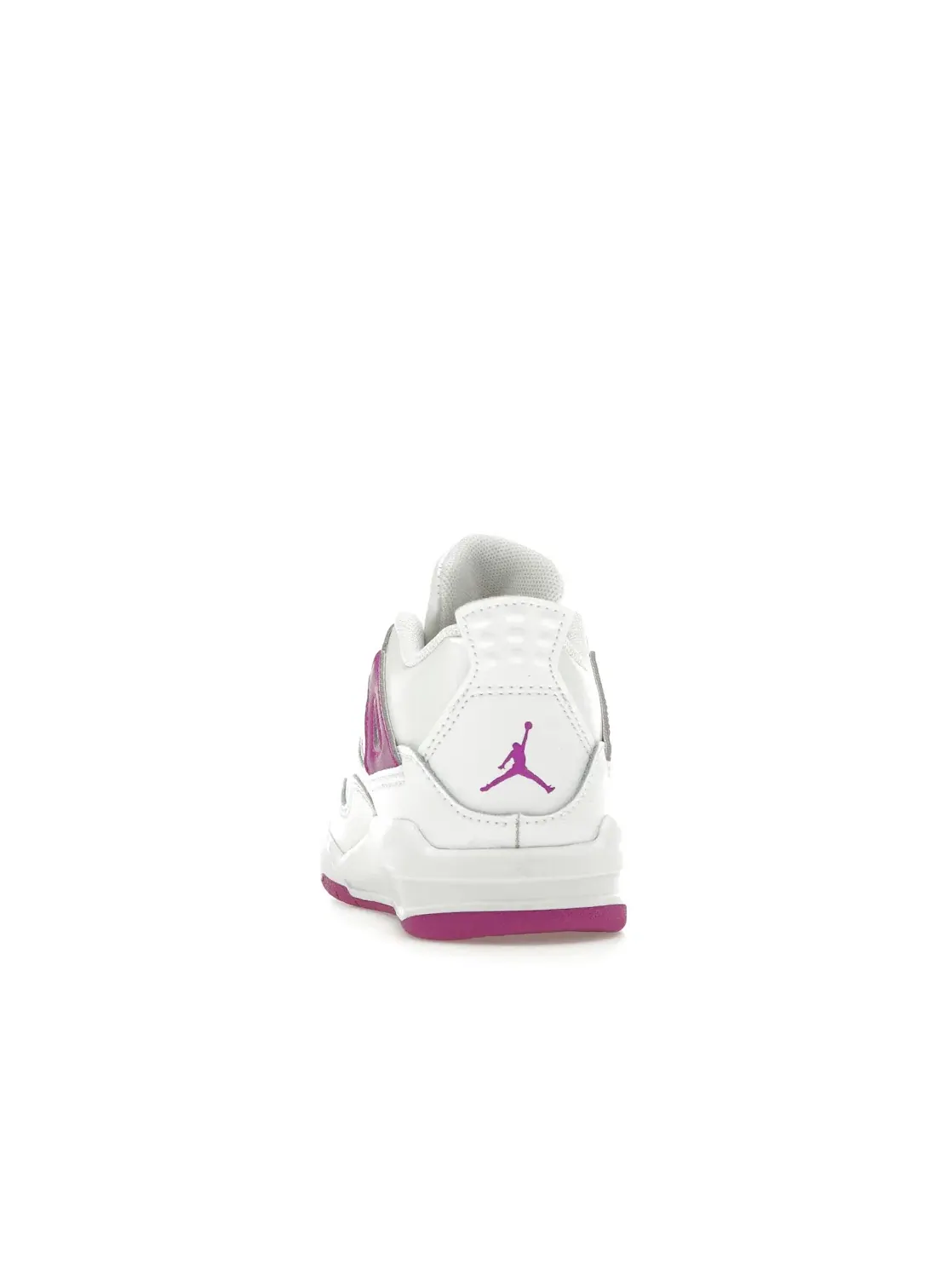 Детские кроссовки Lifestyle с принтом Jordan 4 Retro Jordan — изображение 4 из 4, белый/фиолетовый