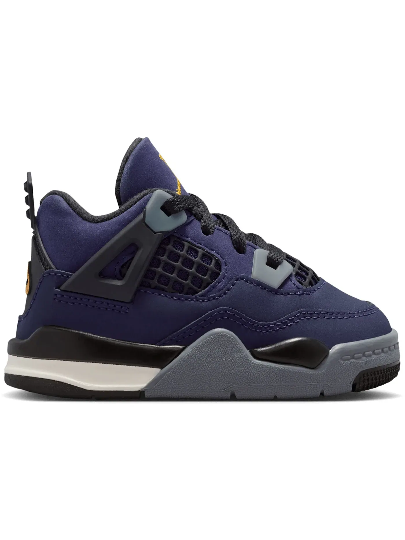 Детские кроссовки Lifestyle с принтом Jordan 4 Retro Lakers Jordan — изображение 1 из 1