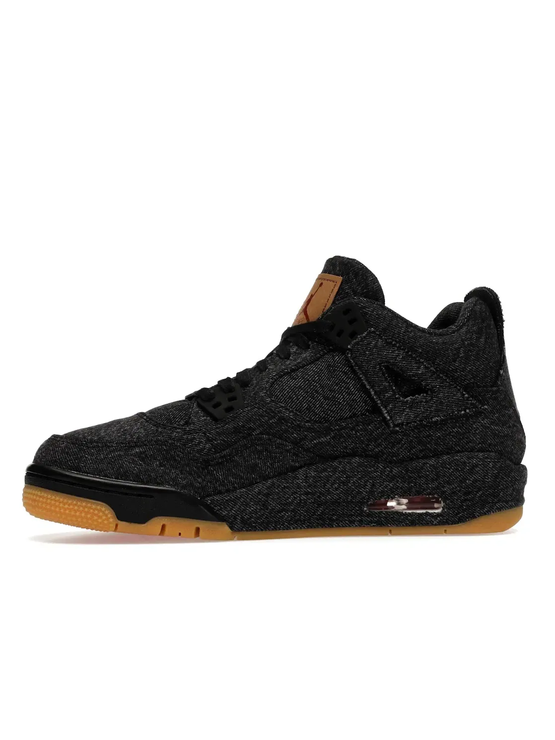 Детские кроссовки Lifestyle Jordan 4 Retro Jordan — изображение 3 из 4, черный/черный-черный