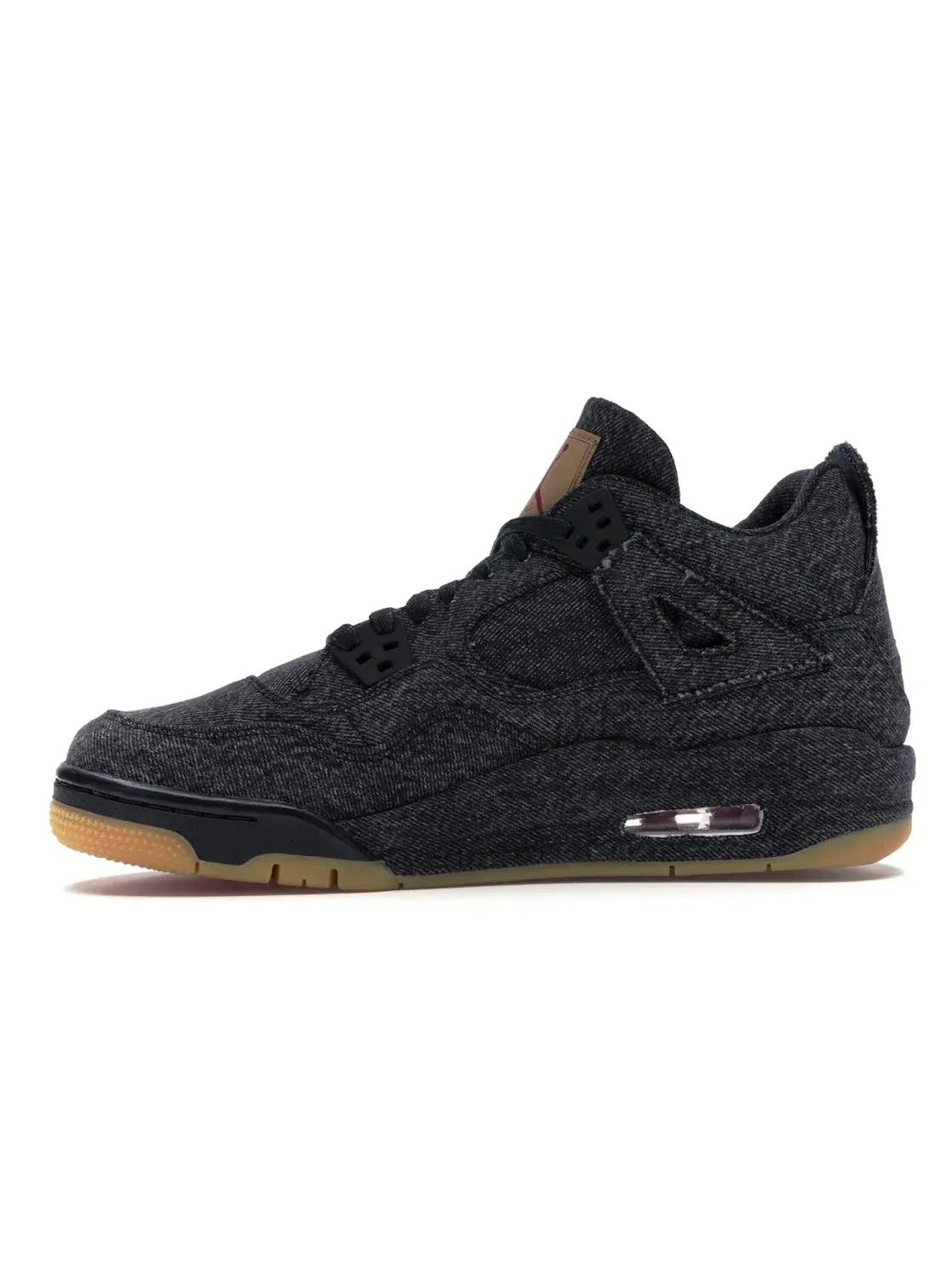 Детские кеды Lifestyle Jordan 4 Retro Jordan — изображение 3 из 4, черный/черный-черный