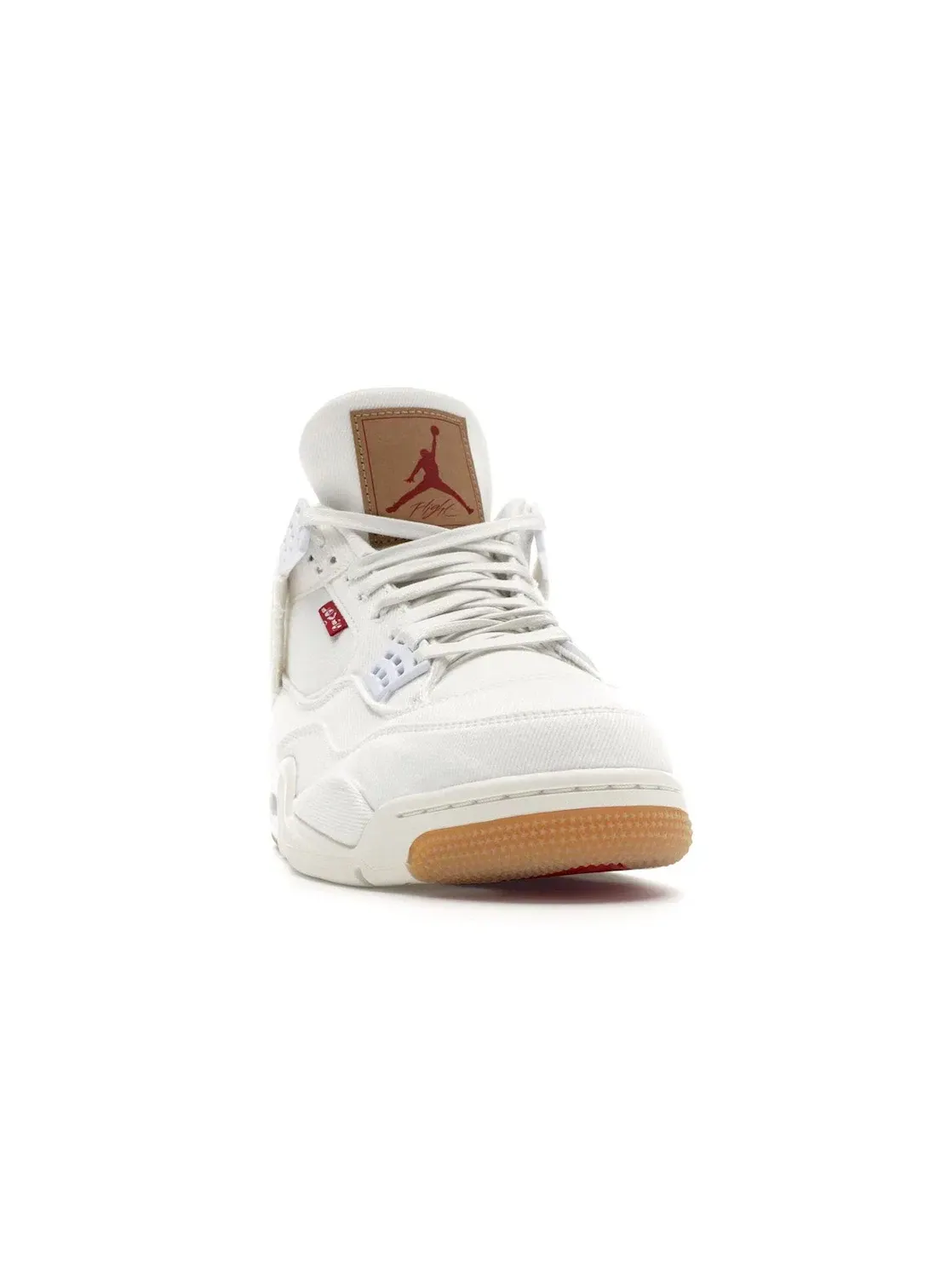 Мужские кроссовки Lifestyle с джинсовым верхом Jordan 4 Retro Jordan — изображение 2 из 4, белый/белый-белый