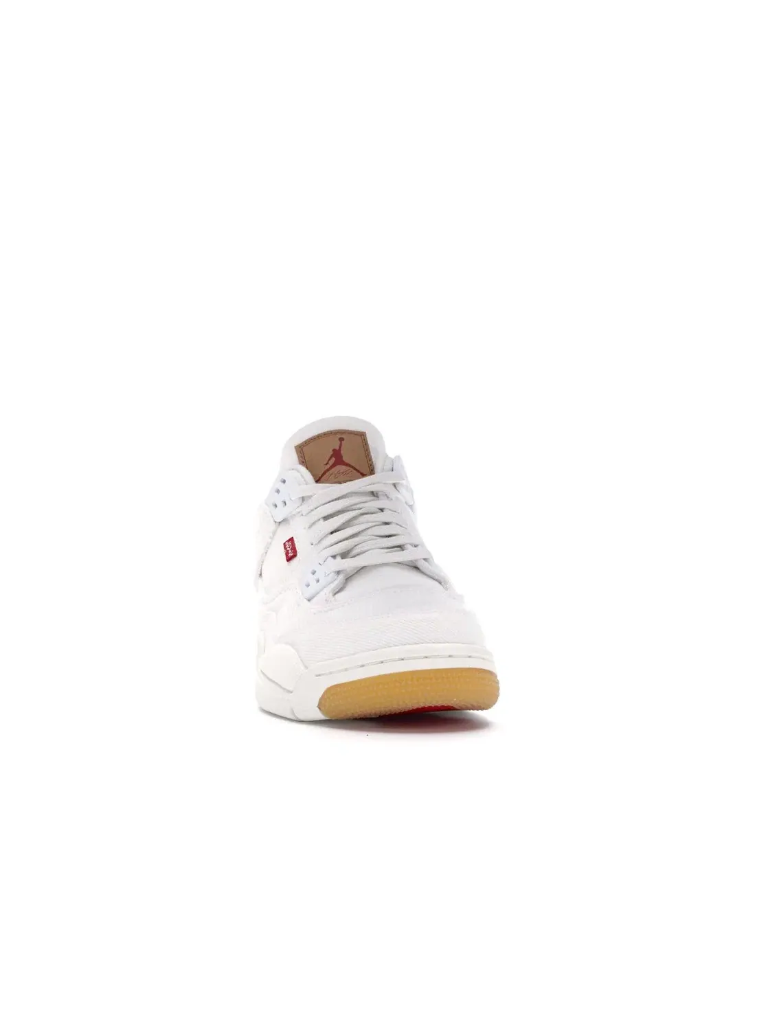 Детские кроссовки Lifestyle с джинсовым верхом Jordan 4 Retro Levis White (GS) (Levis Tag) — изображение 2 из 4