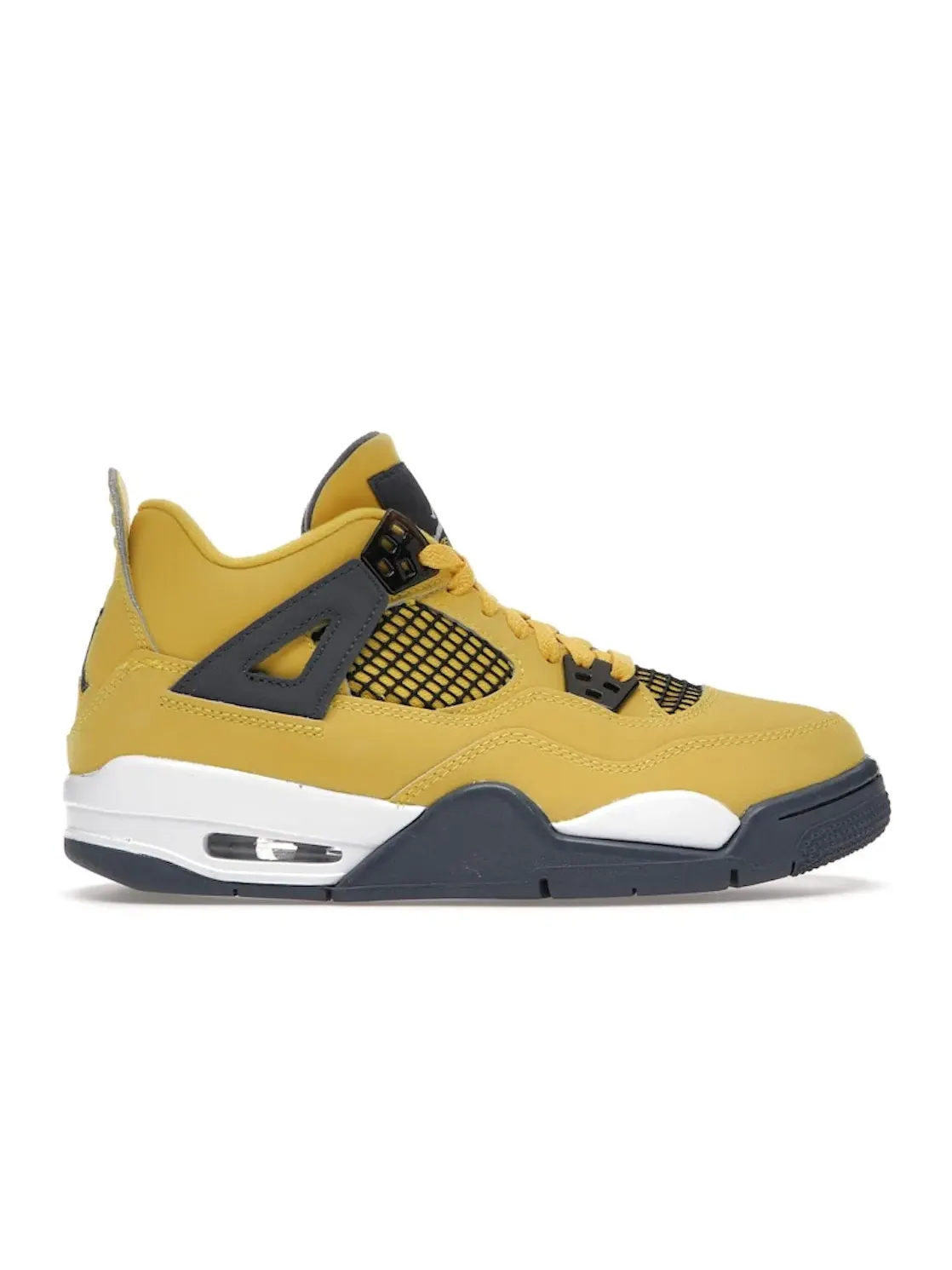 Детские кроссовки для мальчиков с высокой посадкой Jordan 4 Retro Lightning Jordan — изображение 1 из 4