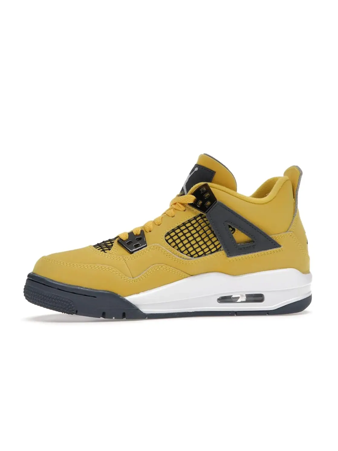 Детские кроссовки для мальчиков с высокой посадкой Jordan 4 Retro Lightning Jordan — изображение 3 из 4