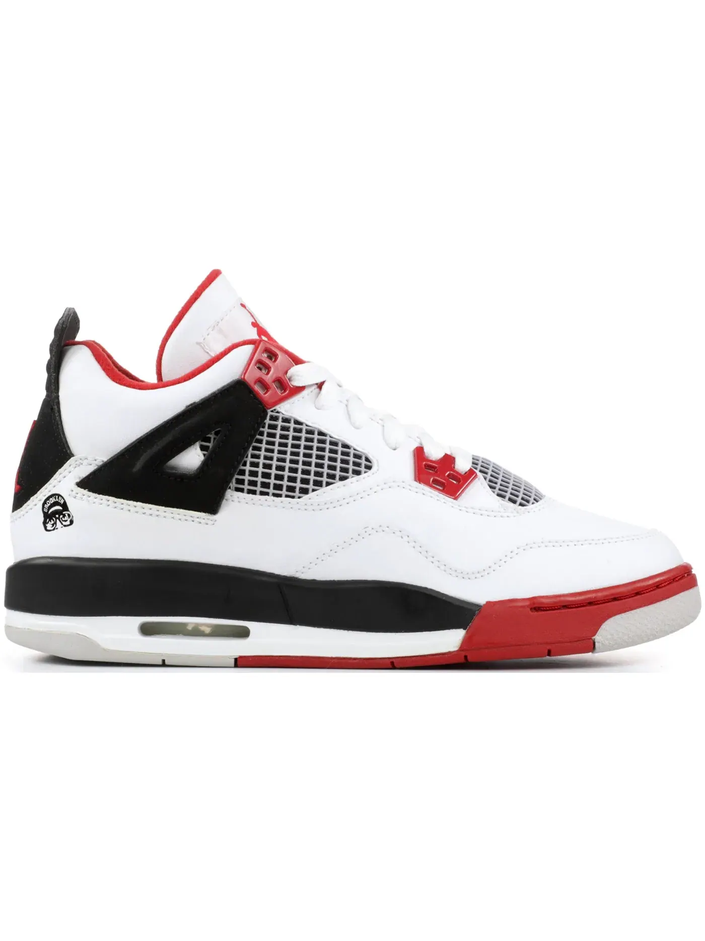 Детские кроссовки Lifestyle с принтом Jordan 4 Retro Mars Blackmon Jordan — изображение 1 из 1, белый/красный-черный
