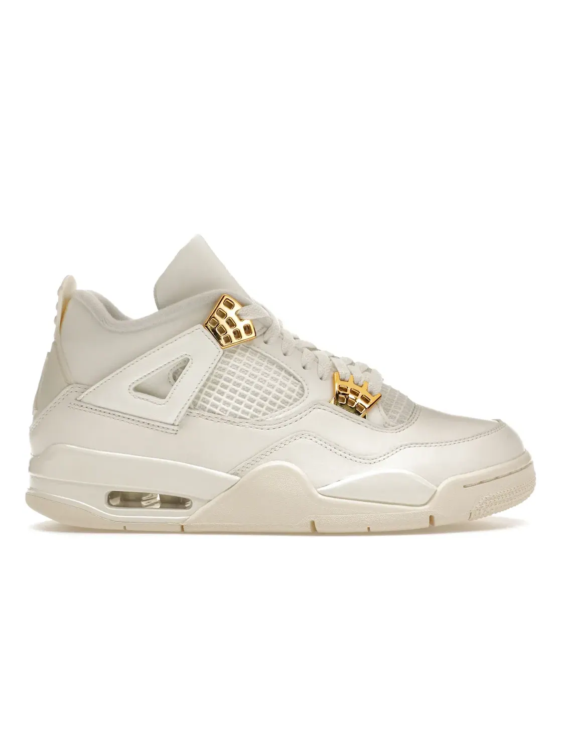 Женские кроссовки Lifestyle с золотыми акцентами Jordan 4 Retro — изображение 1 из 4