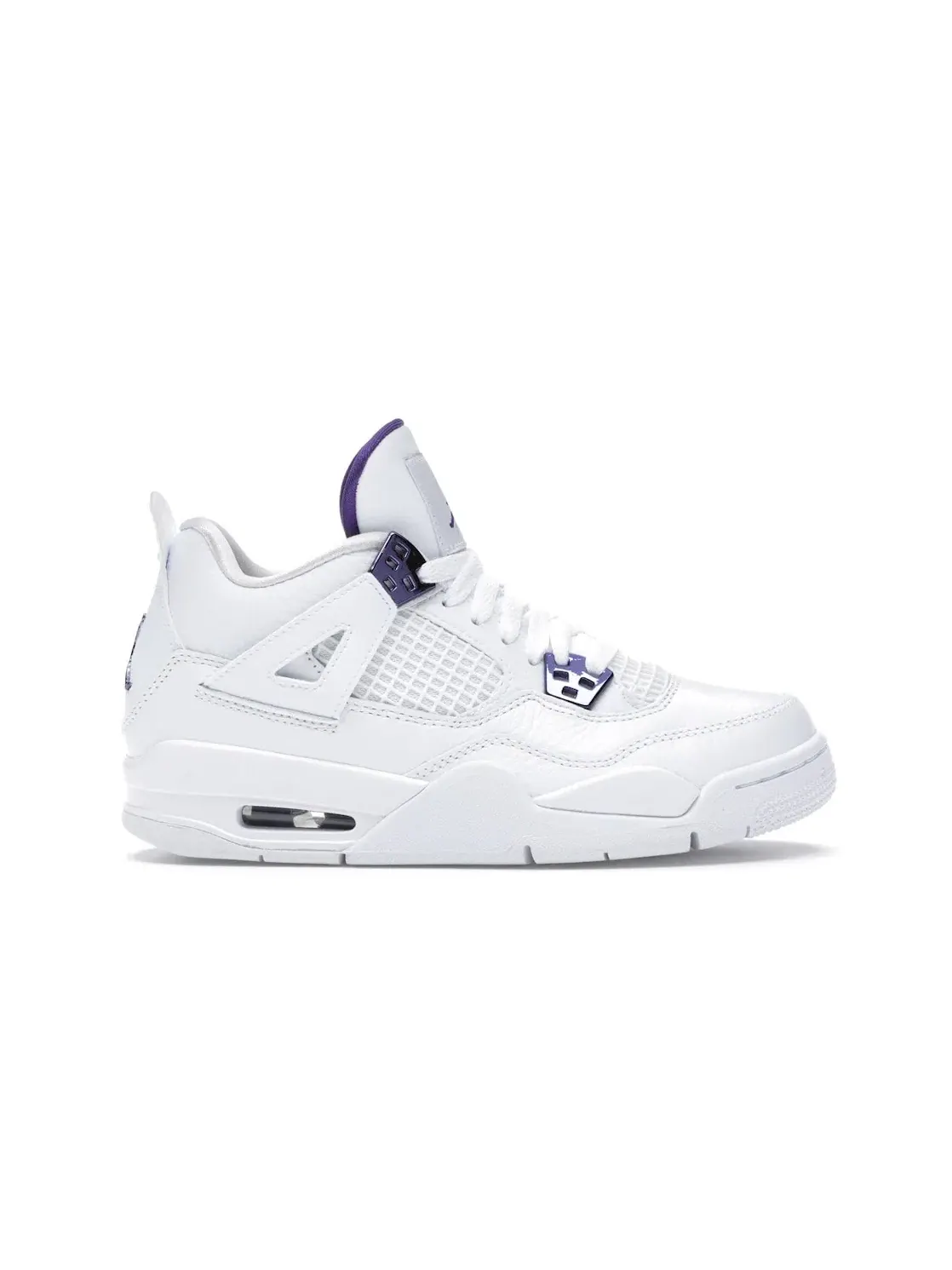 Детские кроссовки Lifestyle с металлическим блеском Jordan 4 Retro Jordan — изображение 1 из 4