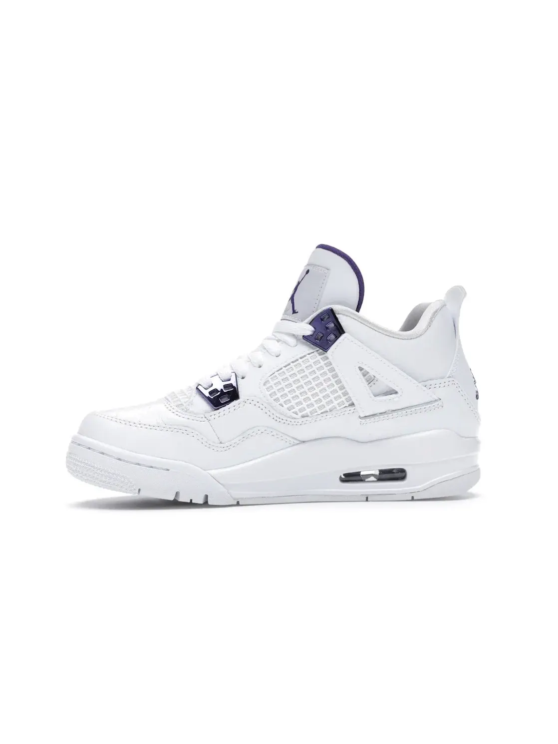Детские кроссовки Lifestyle с металлическим блеском Jordan 4 Retro Jordan — изображение 3 из 4