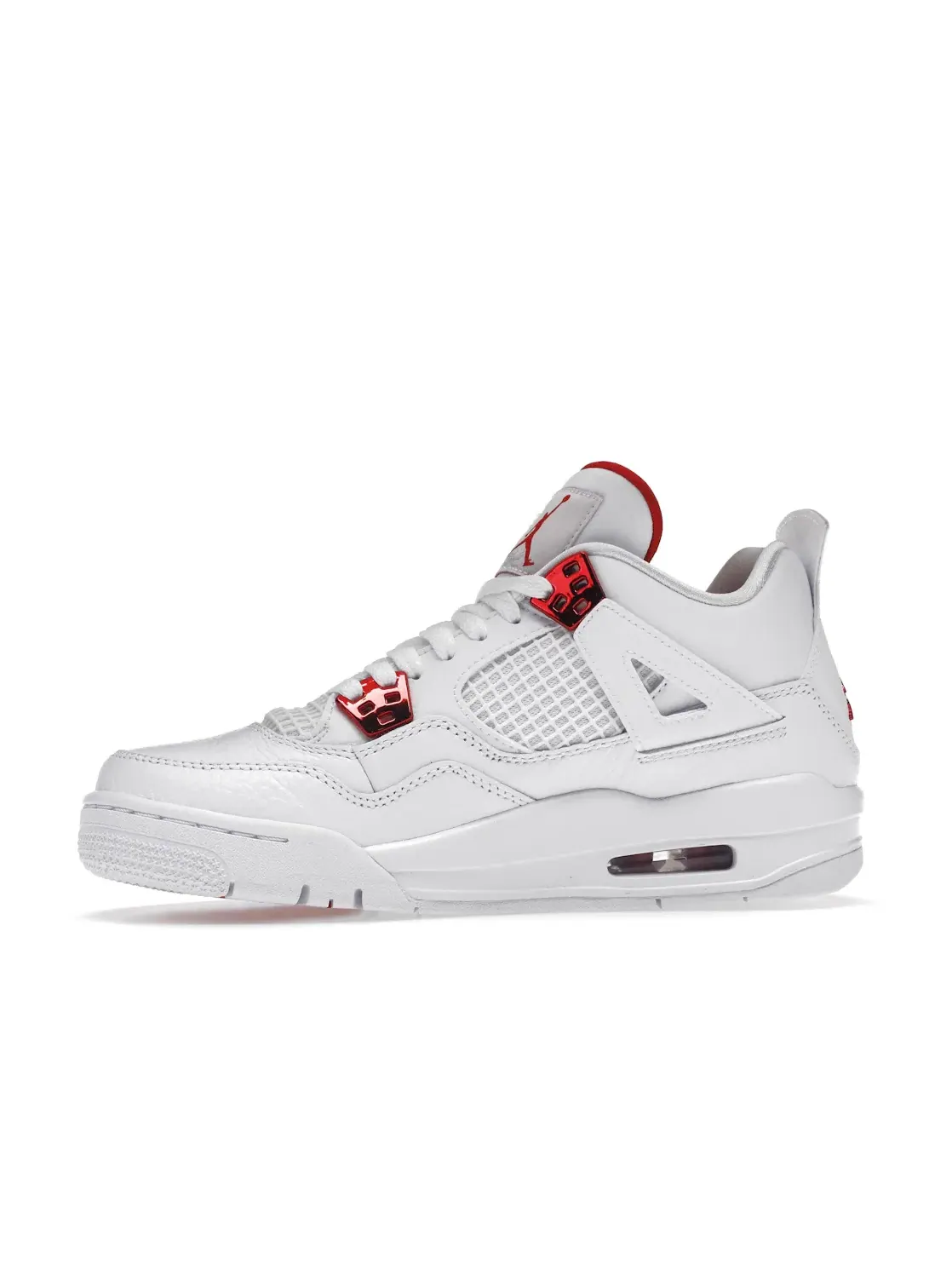 Детские кроссовки для мальчиков с контрастными элементами Jordan 4 Retro Metallic Red Jordan — изображение 3 из 4