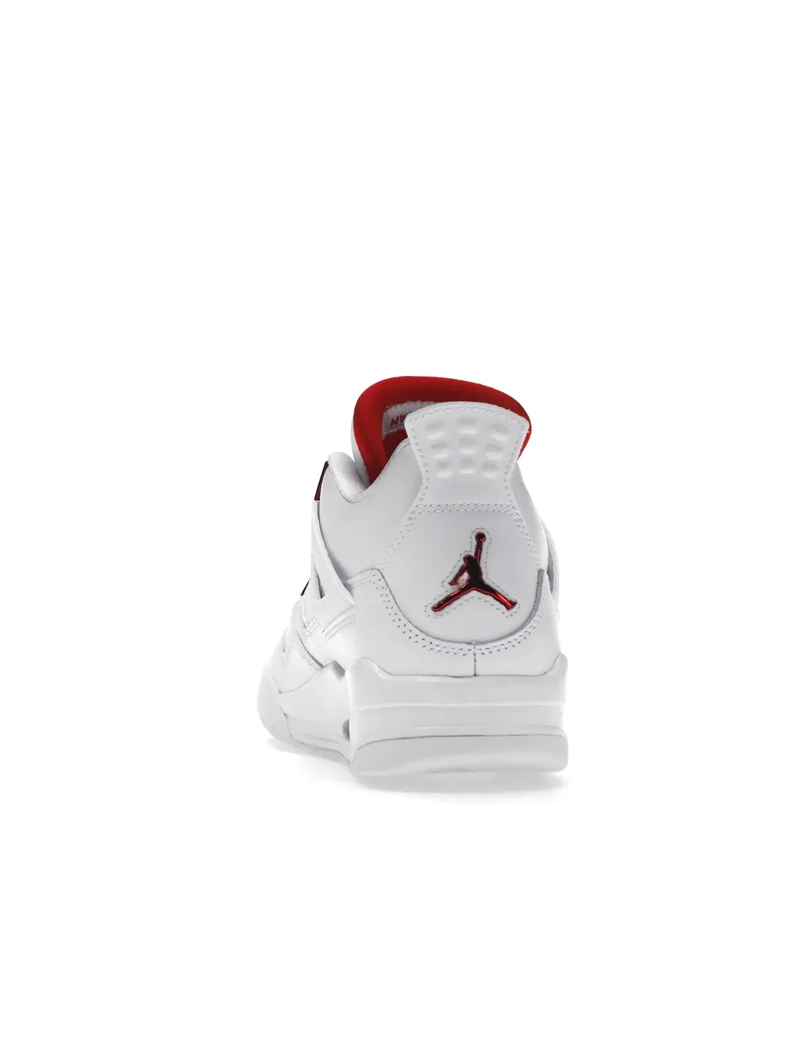 Детские кроссовки для мальчиков с контрастными элементами Jordan 4 Retro Metallic Red Jordan — изображение 4 из 4