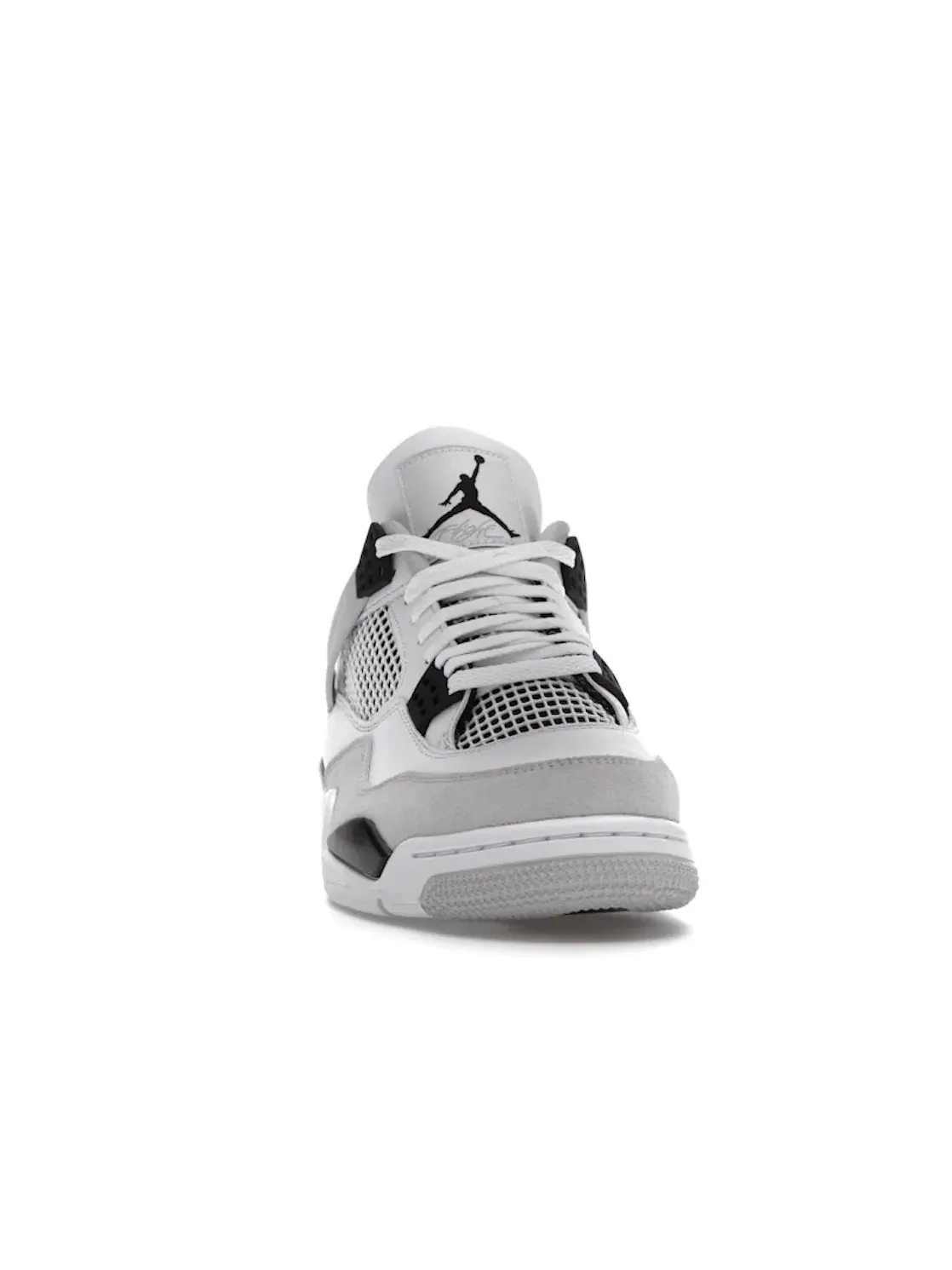 Мужские кроссовки Lifestyle с принтом Jordan 4 Retro Jordan — изображение 2 из 4, белый/черный-серый
