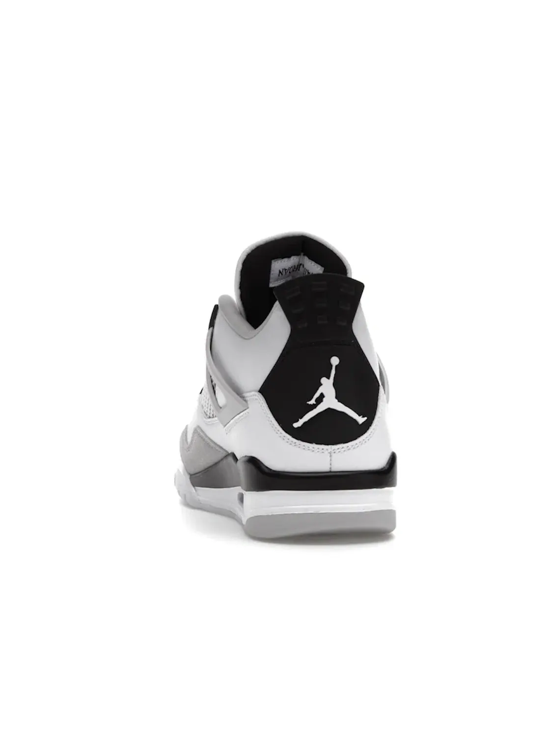 Мужские кроссовки Lifestyle с принтом Jordan 4 Retro Jordan — изображение 4 из 4, белый/черный-серый