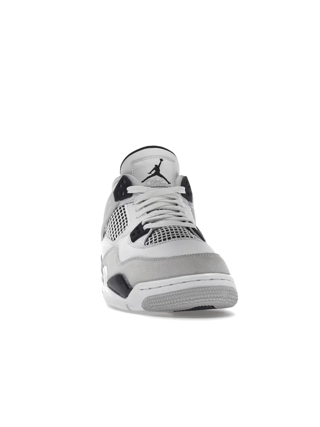 Детские кроссовки с ретро-дизайном Jordan 4 Retro Jordan — изображение 2 из 4, белый/черный-серый