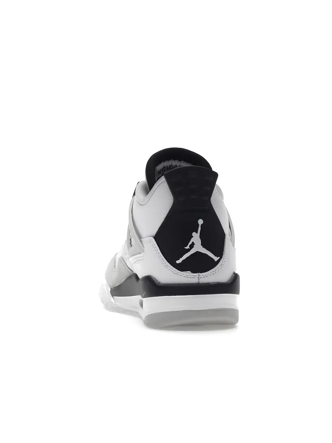 Детские кроссовки с ретро-дизайном Jordan 4 Retro Jordan — изображение 4 из 4, белый/черный-серый