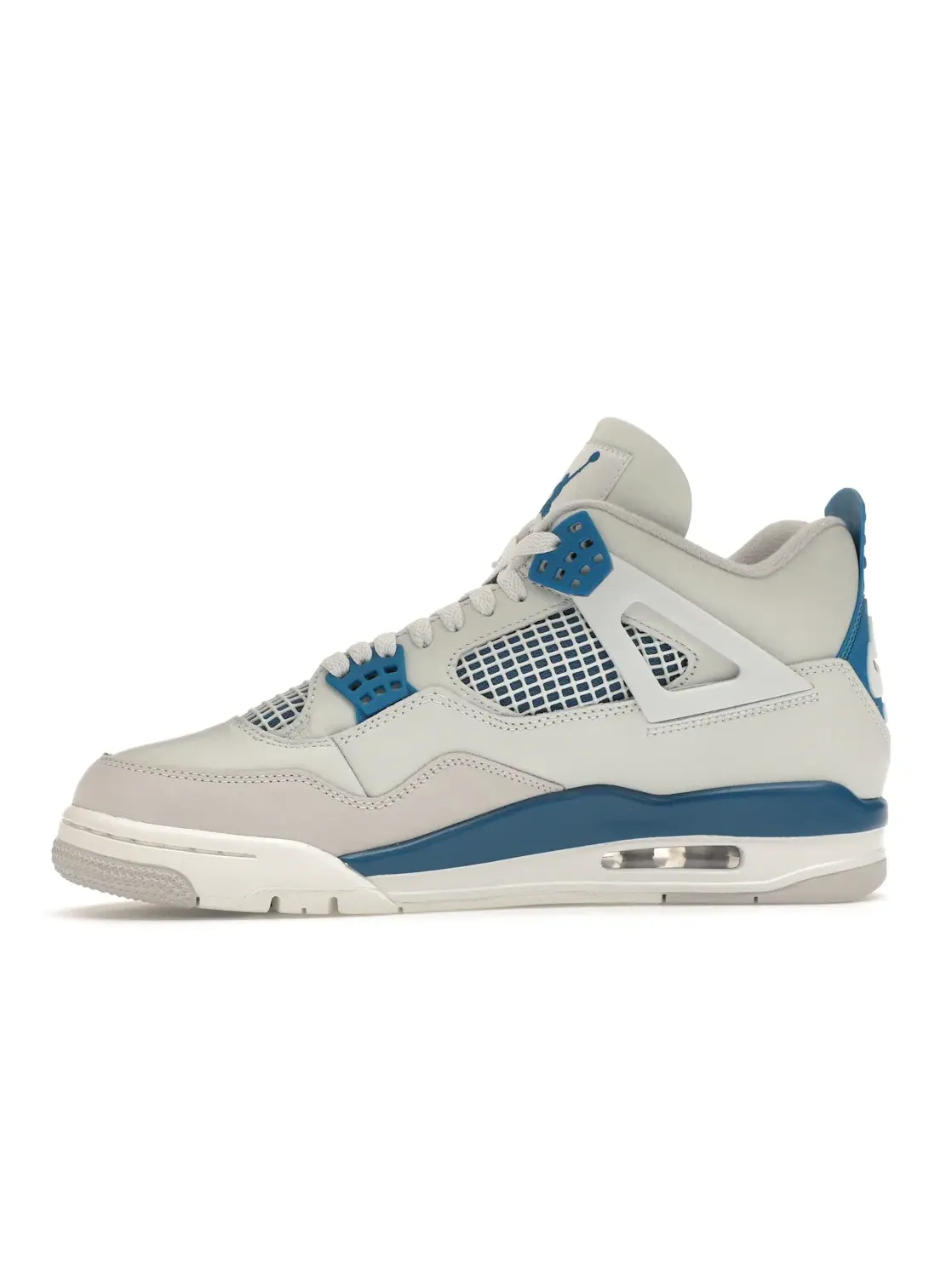 Мужские кроссовки Lifestyle с цветовым блоком Jordan 4 Retro — изображение 3 из 4, белый/синий/серый