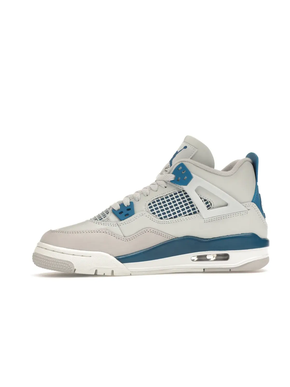 Детские кроссовки Lifestyle с перфорацией Jordan 4 Retro — изображение 3 из 4, белый/синий/серый