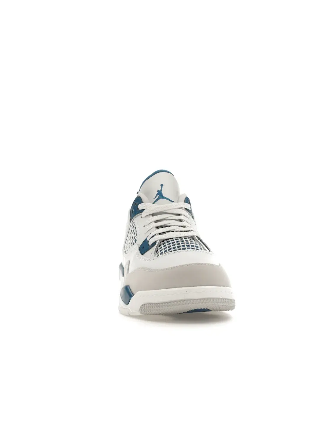 Детские кроссовки Lifestyle с принтом Jordan 4 Retro Jordan — изображение 2 из 4, белый/синий/серый