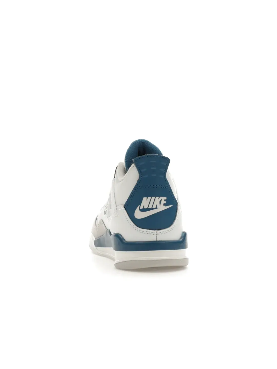 Детские кроссовки Lifestyle с принтом Jordan 4 Retro Jordan — изображение 4 из 4, белый/синий/серый