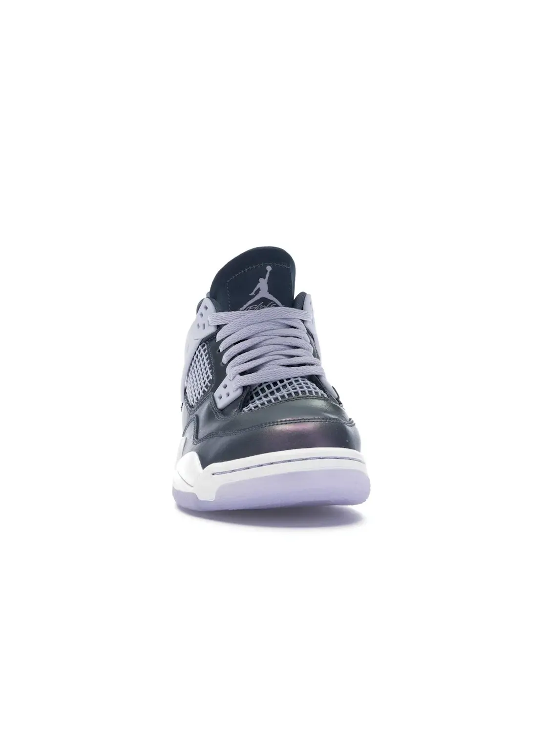 Детские кроссовки с замшевым верхом Jordan 4 Retro — изображение 2 из 4, синий/синий--белый
