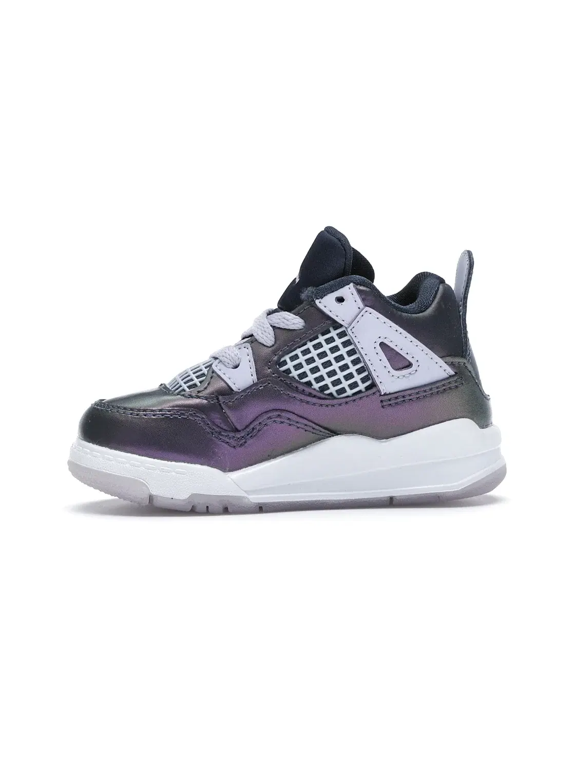 Детские кроссовки Lifestyle с принтом Jordan 4 Retro Monsoon Blue — изображение 3 из 4, синий/синий--белый