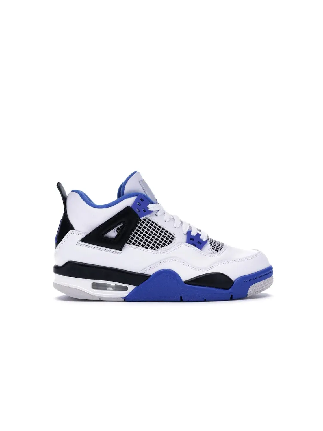 Детские кроссовки Lifestyle с принтом Jordan 4 Retro Motorsports (2017) GS Jordan — изображение 1 из 4, белый/-черный