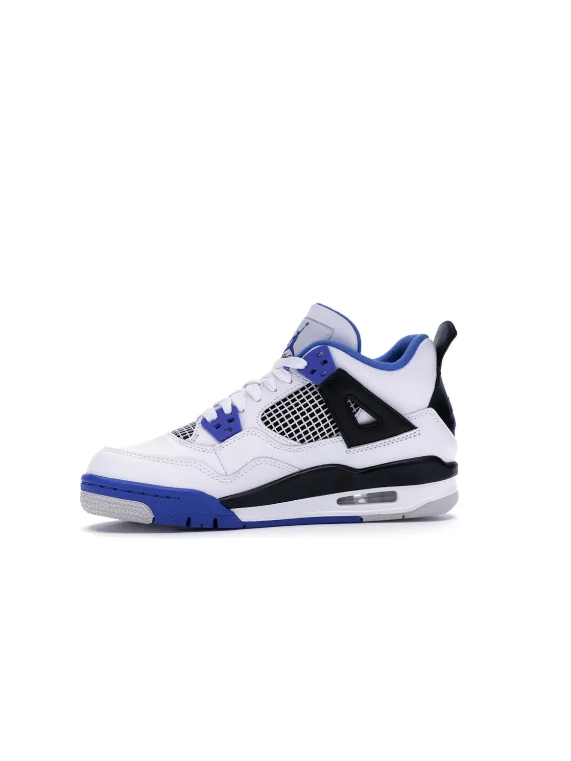 Детские кроссовки Lifestyle с принтом Jordan 4 Retro Motorsports (2017) GS Jordan — изображение 3 из 4, белый/-черный