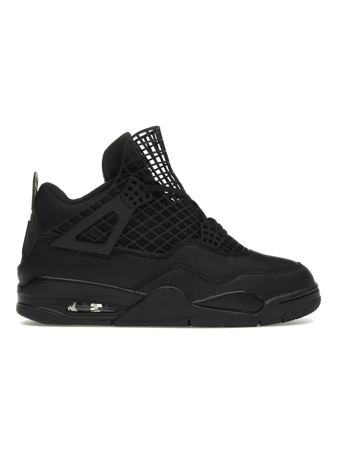 Женские кроссовки с сеткой Jordan 4 Retro Net Black — изображение 1 из 4