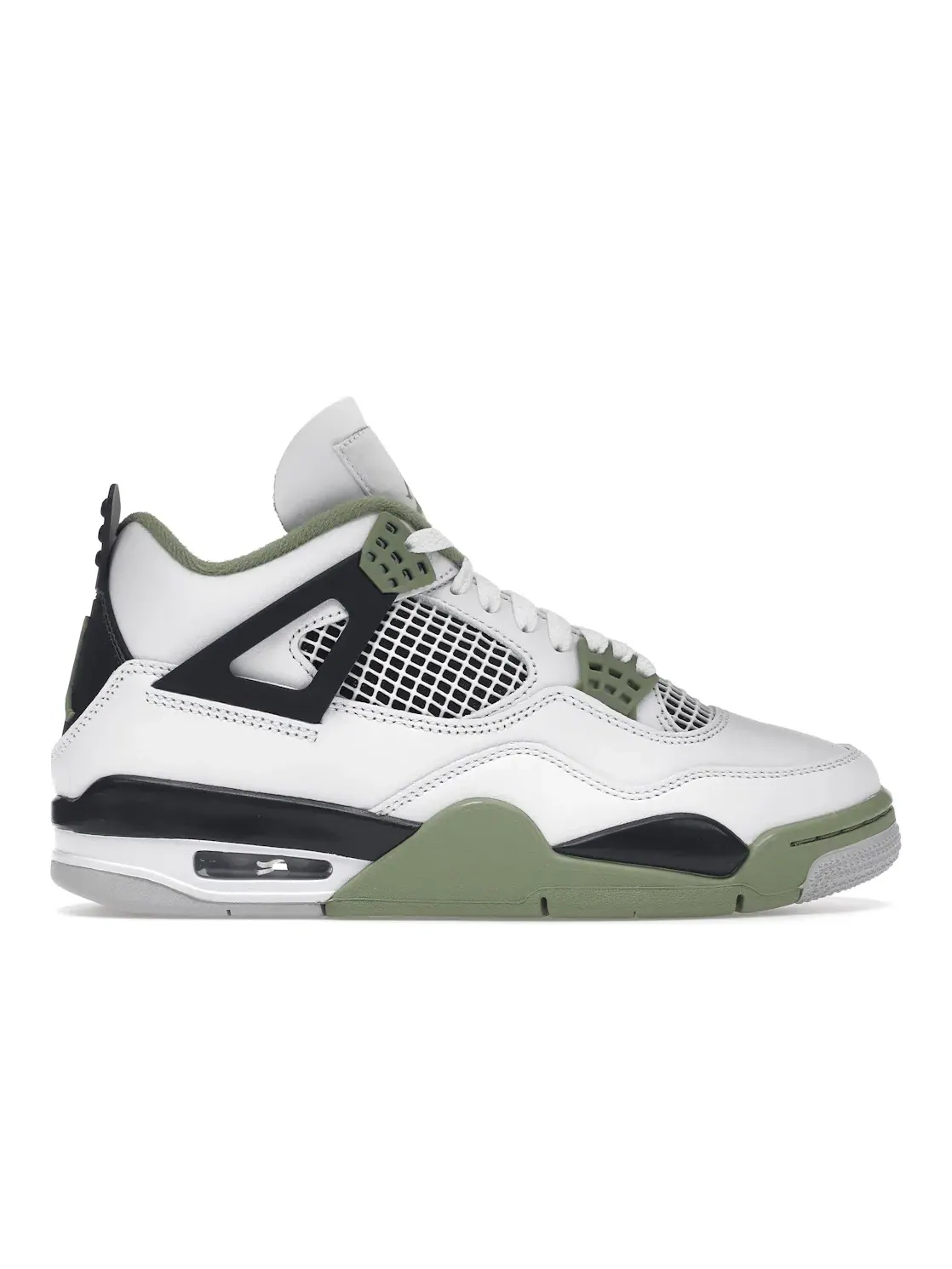 Женские кроссовки с ретро-дизайном Jordan 4 Retro Jordan — изображение 1 из 4, белый//темный/серый