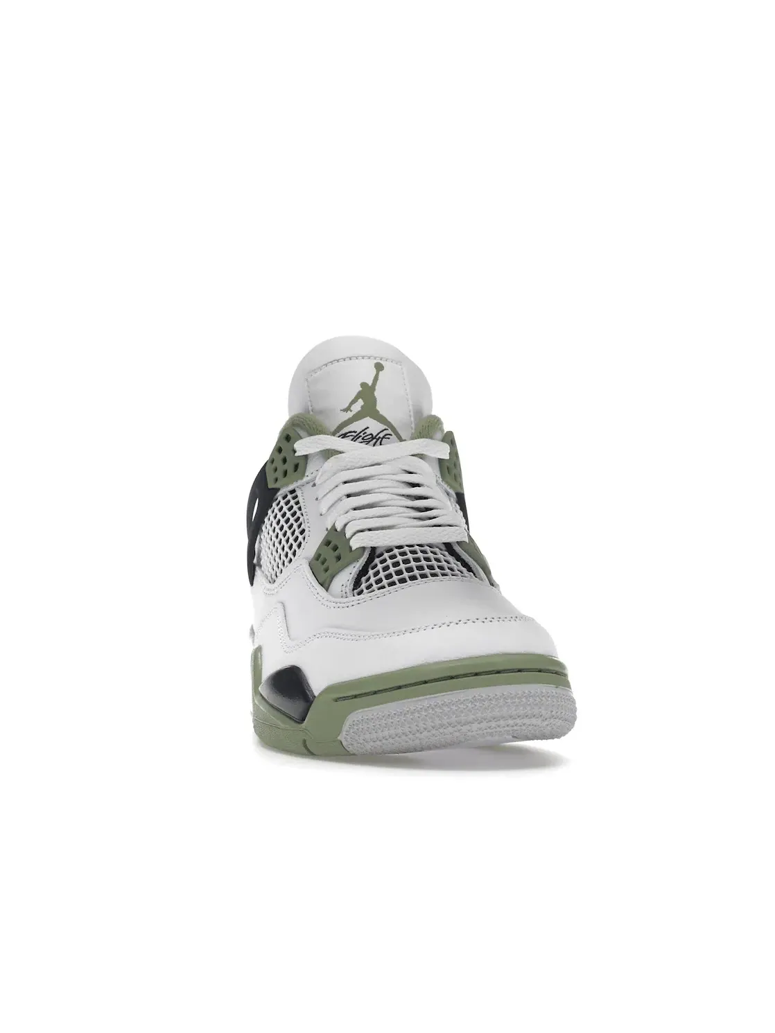 Женские кроссовки с ретро-дизайном Jordan 4 Retro Jordan — изображение 2 из 4, белый//темный/серый