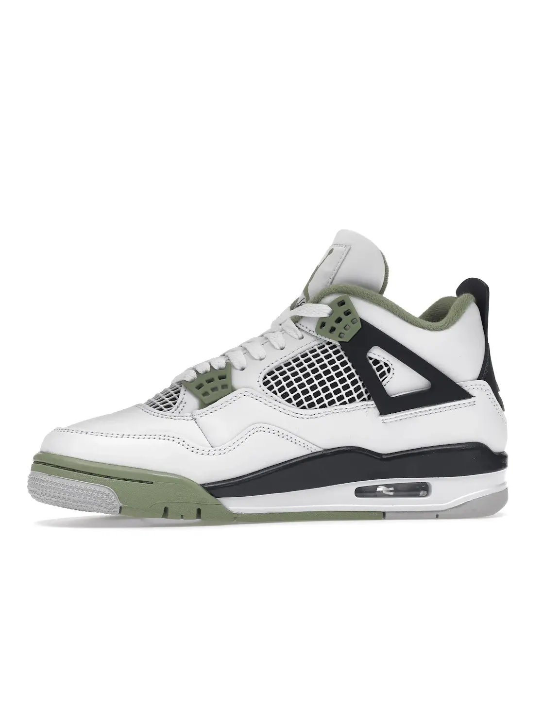 Женские кроссовки с ретро-дизайном Jordan 4 Retro Jordan — изображение 3 из 4, белый//темный/серый