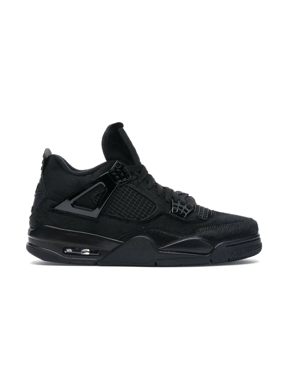Женские кроссовки с принтом Jordan 4 Retro Jordan — изображение 1 из 4, черный/черный-черный