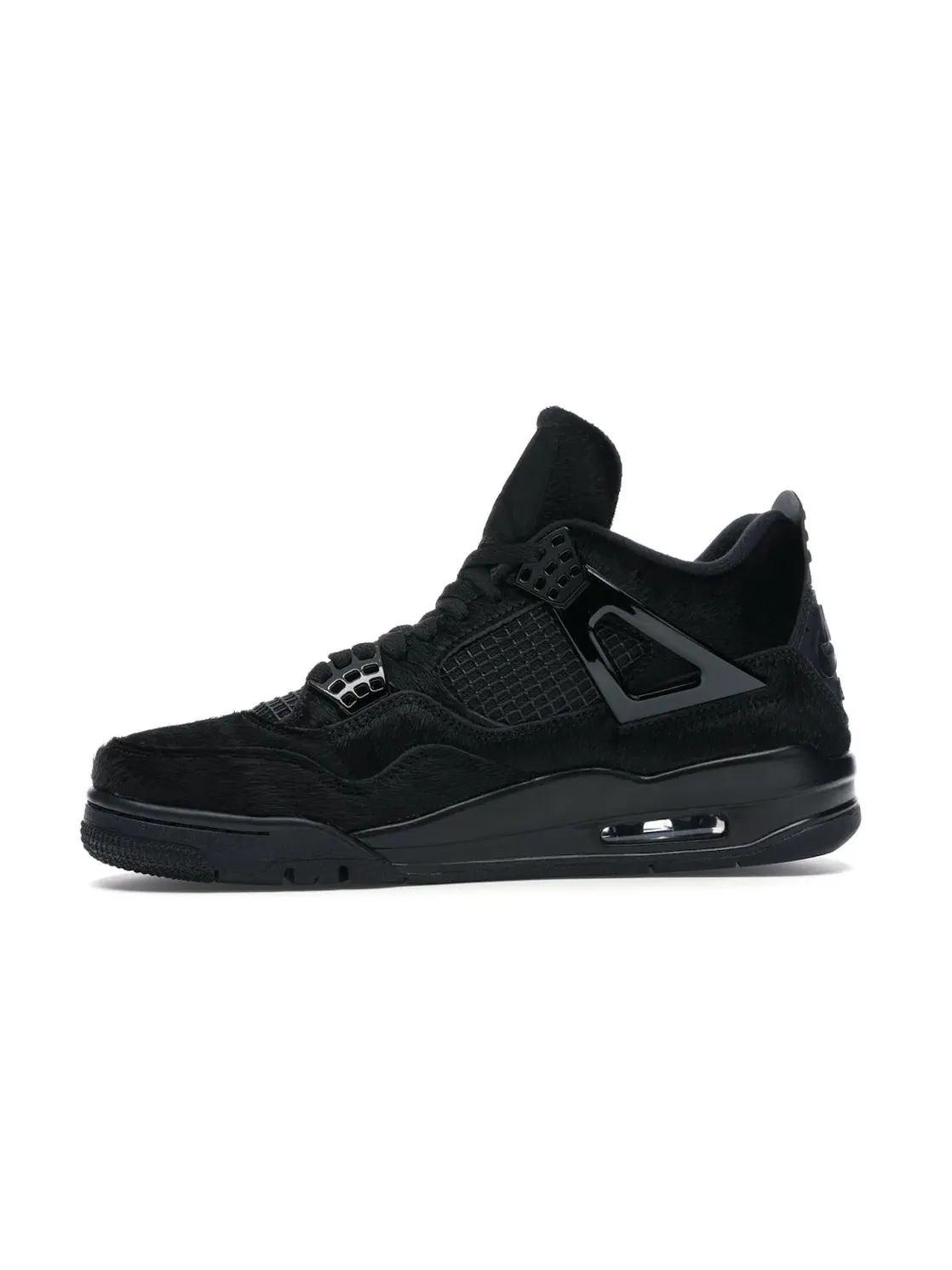 Женские кроссовки с принтом Jordan 4 Retro Jordan — изображение 3 из 4, черный/черный-черный