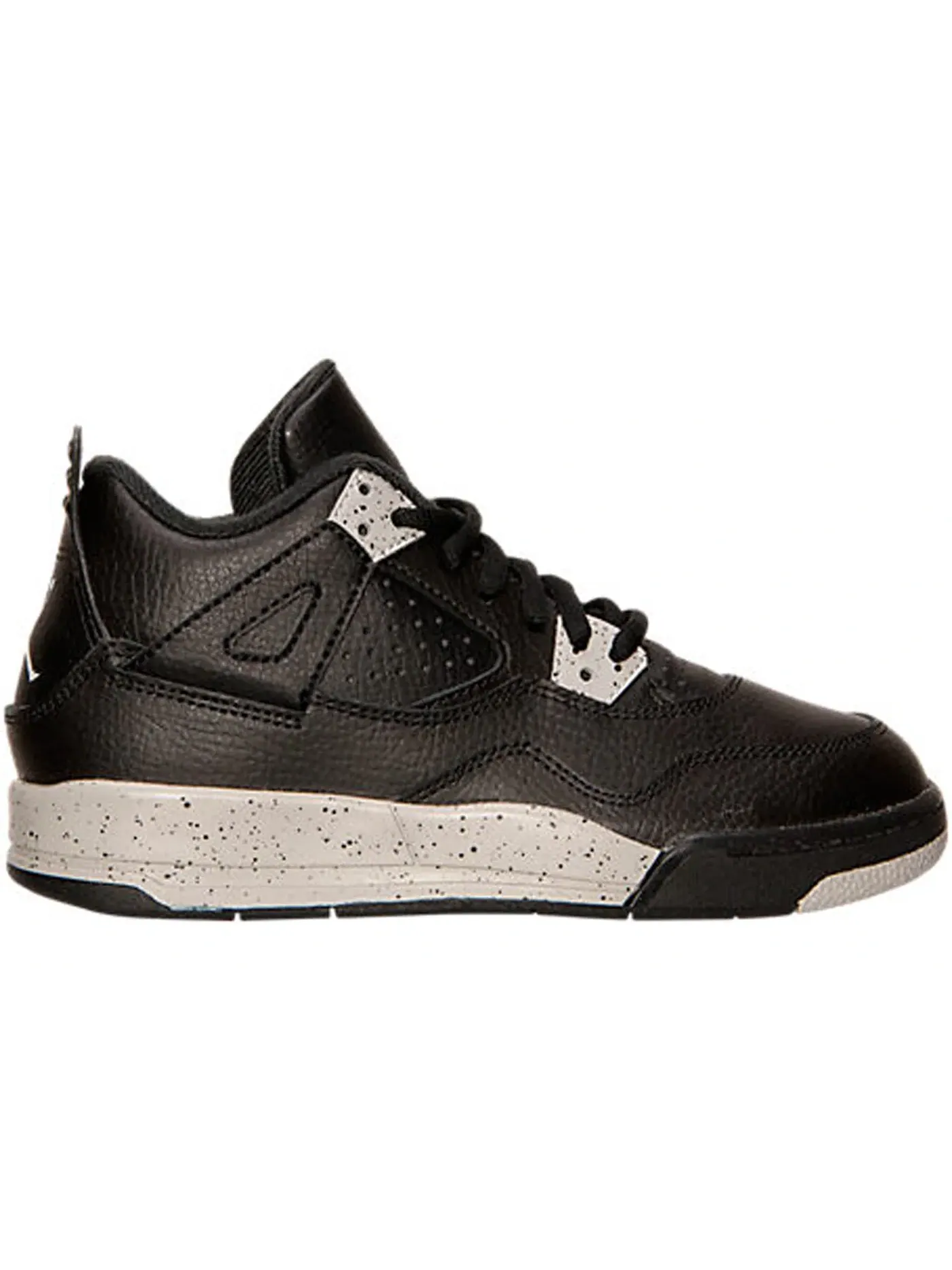 Детские кроссовки Lifestyle Jordan 4 Retro — изображение 1 из 1, черный/серый-белый