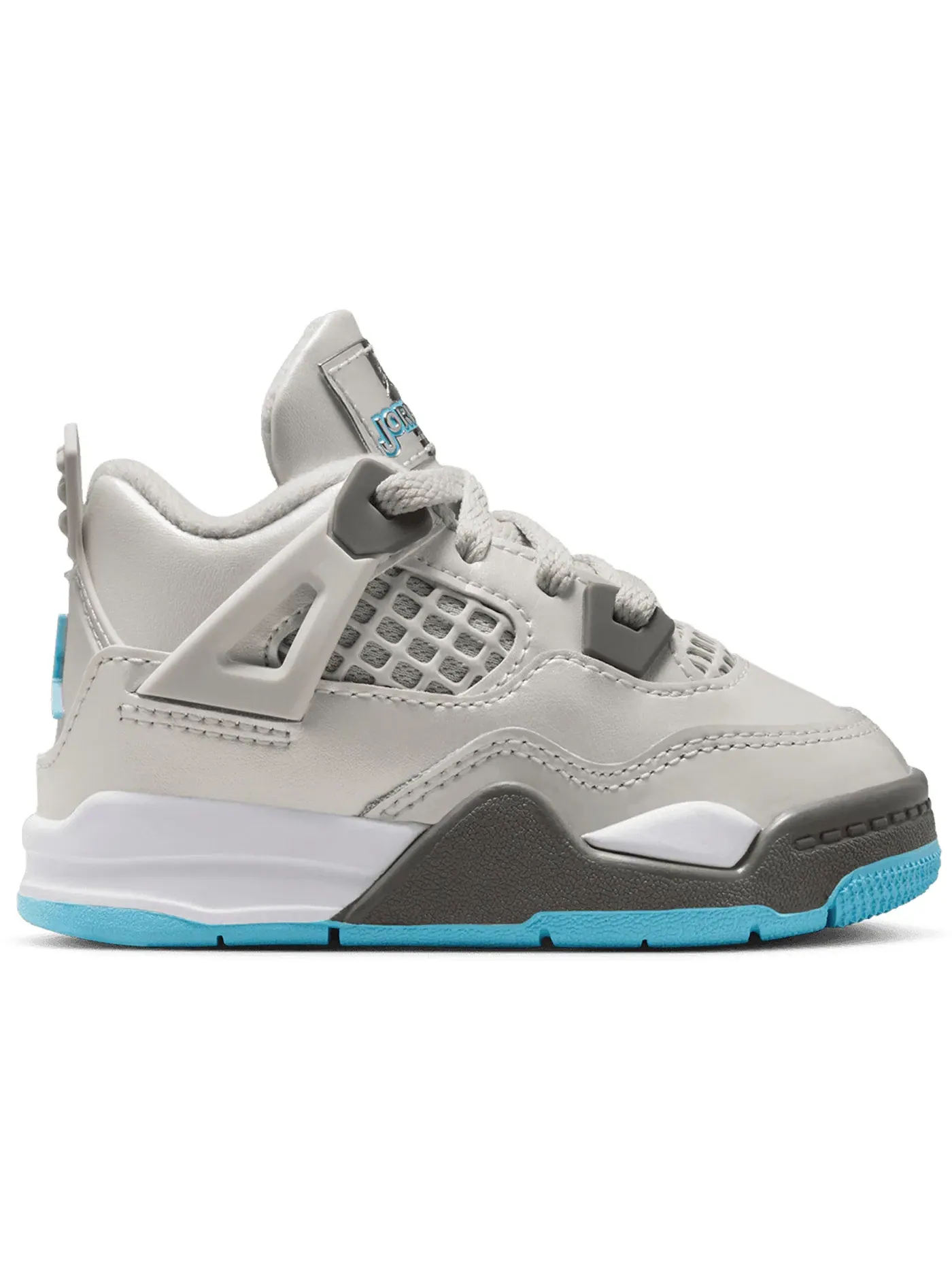 Детские кроссовки Lifestyle с контрастными акцентами Jordan 4 Retro — изображение 1 из 1, синий//белый/синий