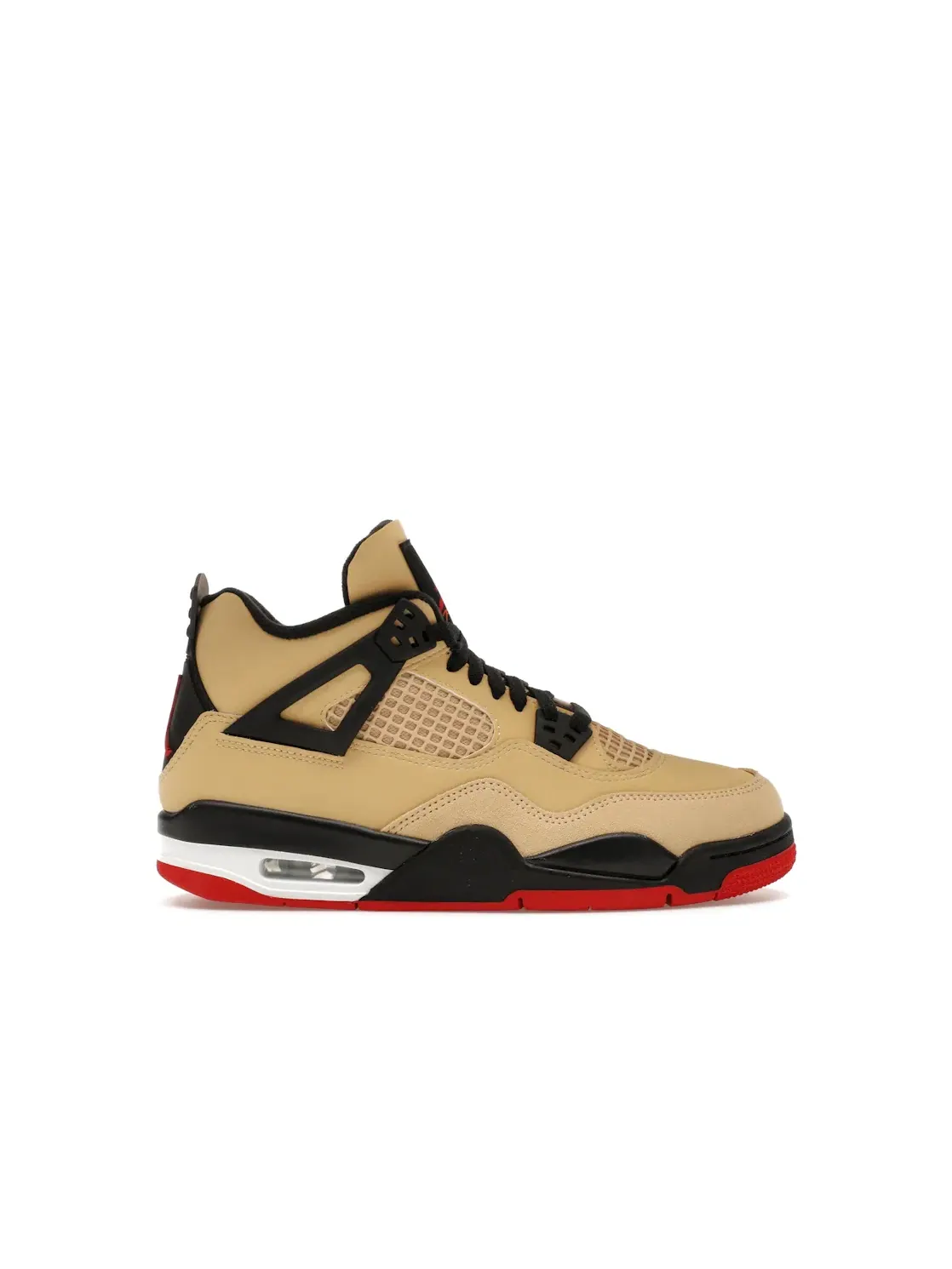 Детские кроссовки Lifestyle с цветовым блоком Jordan 4 Retro — изображение 1 из 4, красный//белый