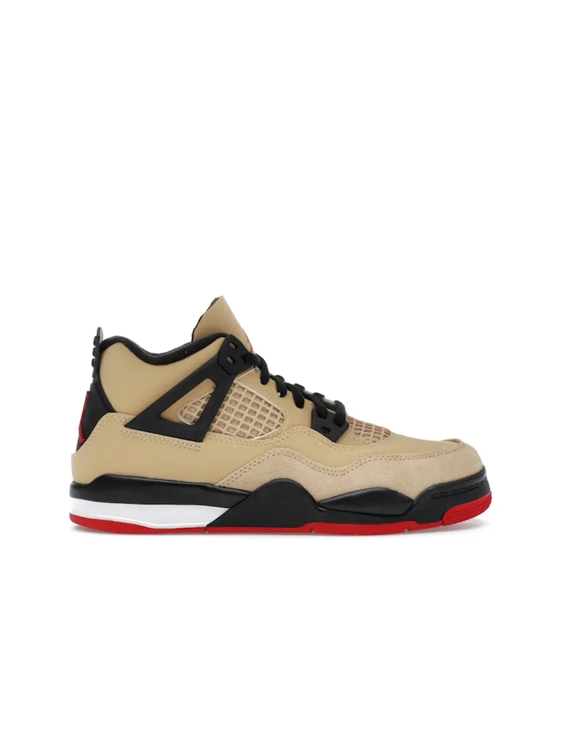 Детские кроссовки с цветовой гаммой Jordan 4 Retro — изображение 1 из 4, красный//белый