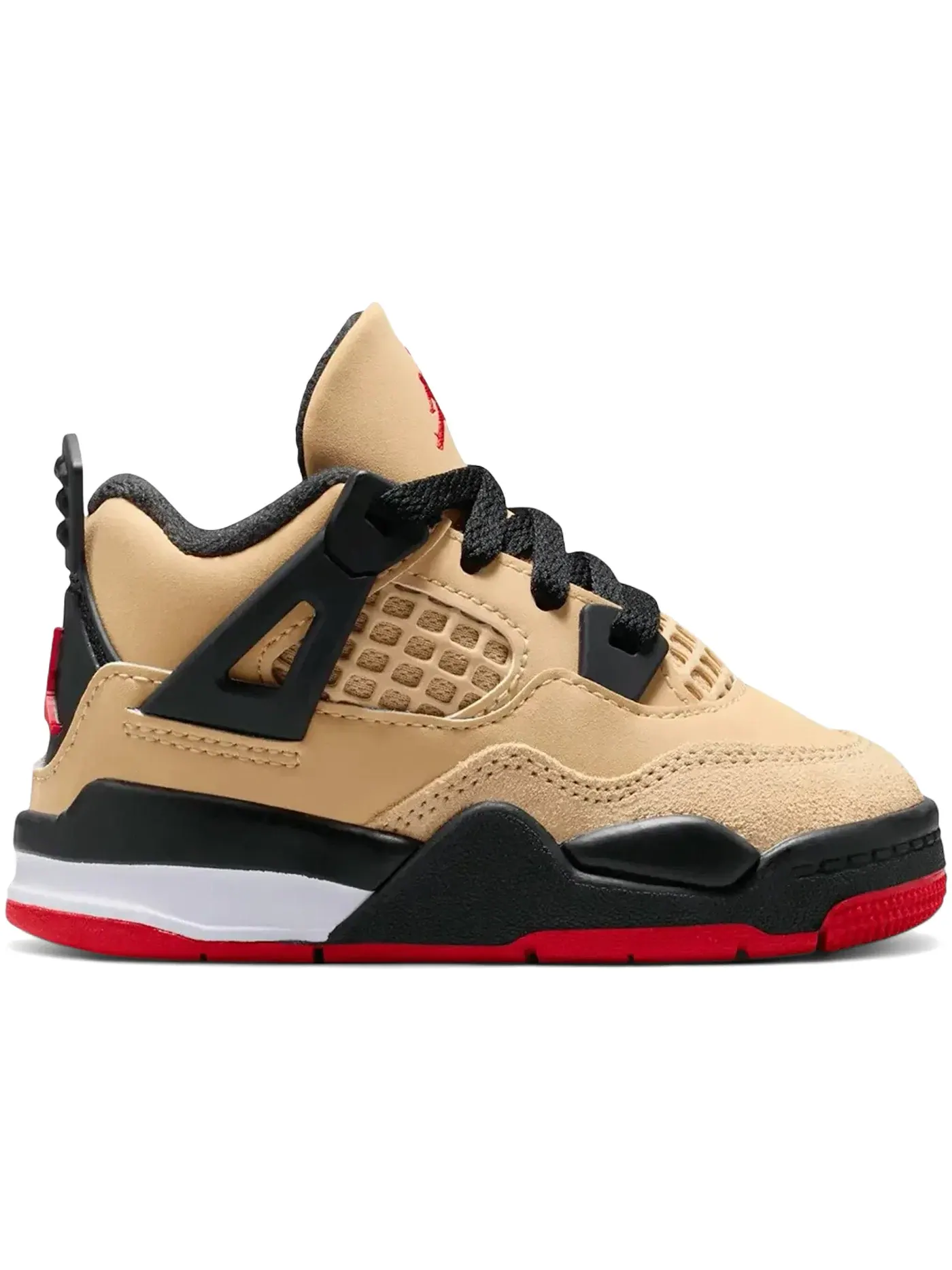 Детские кроссовки Lifestyle с принтом Jordan 4 Retro Jordan — изображение 1 из 1, красный//белый