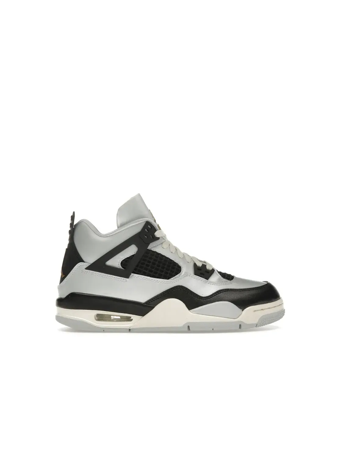 Детские кроссовки Lifestyle Jordan 4 Retro Jordan Pure Platinum Metallic Gold Black Sail — изображение 1 из 4