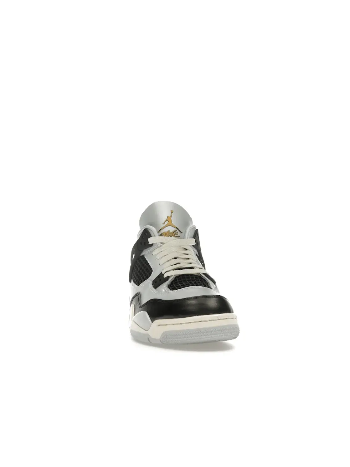 Детские кроссовки Lifestyle Jordan 4 Retro Jordan Pure Platinum Metallic Gold Black Sail — изображение 2 из 4