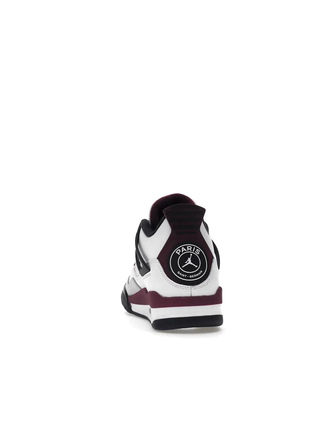 Детские кроссовки Lifestyle с принтом Jordan 4 Retro PSG Paris Saint-Germain Jordan — изображение 4 из 4, белый/-серый-черный