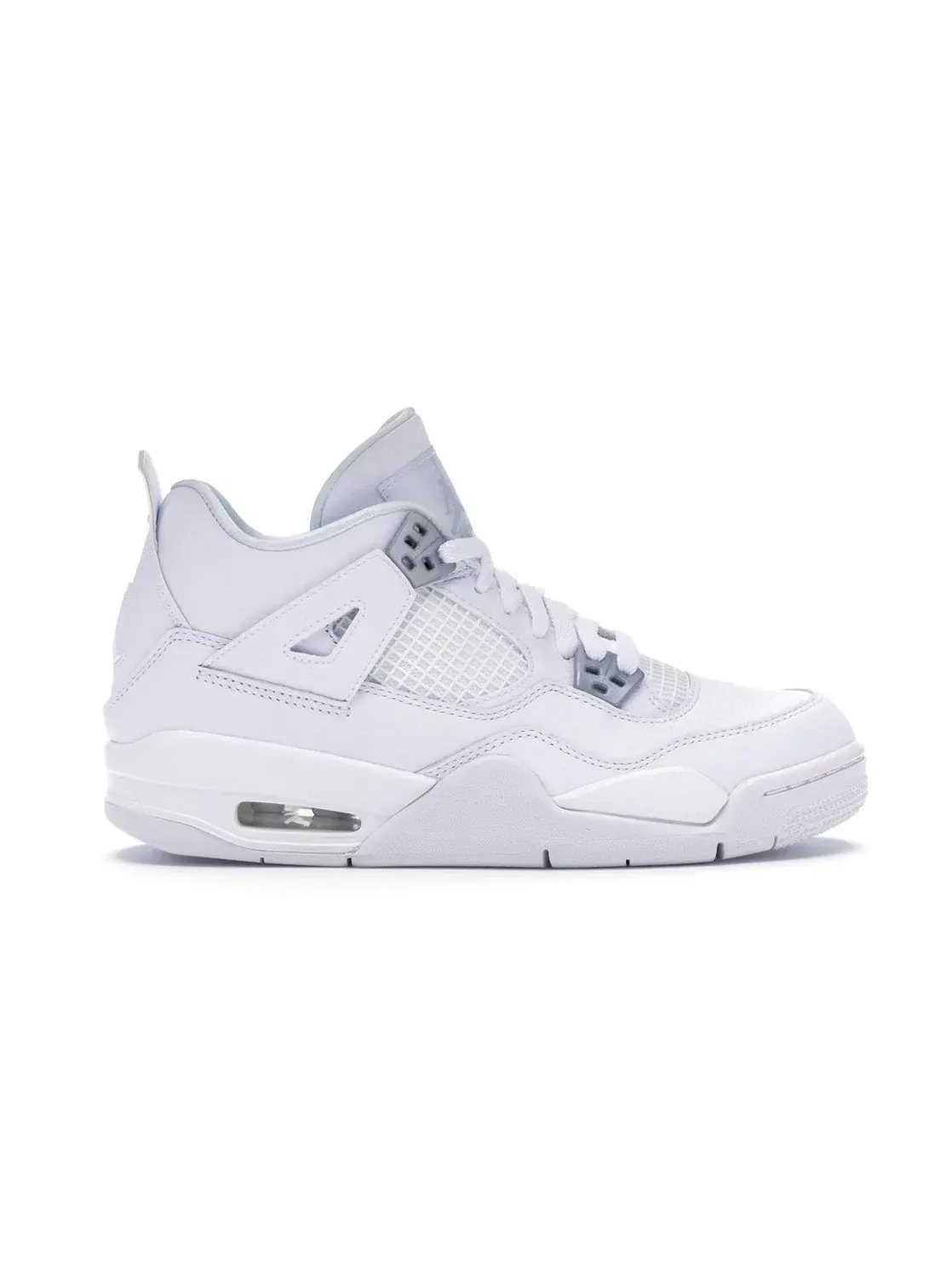 Детские кроссовки для мальчиков с кожаным верхом Jordan 4 Retro Pure Money Jordan — изображение 1 из 4