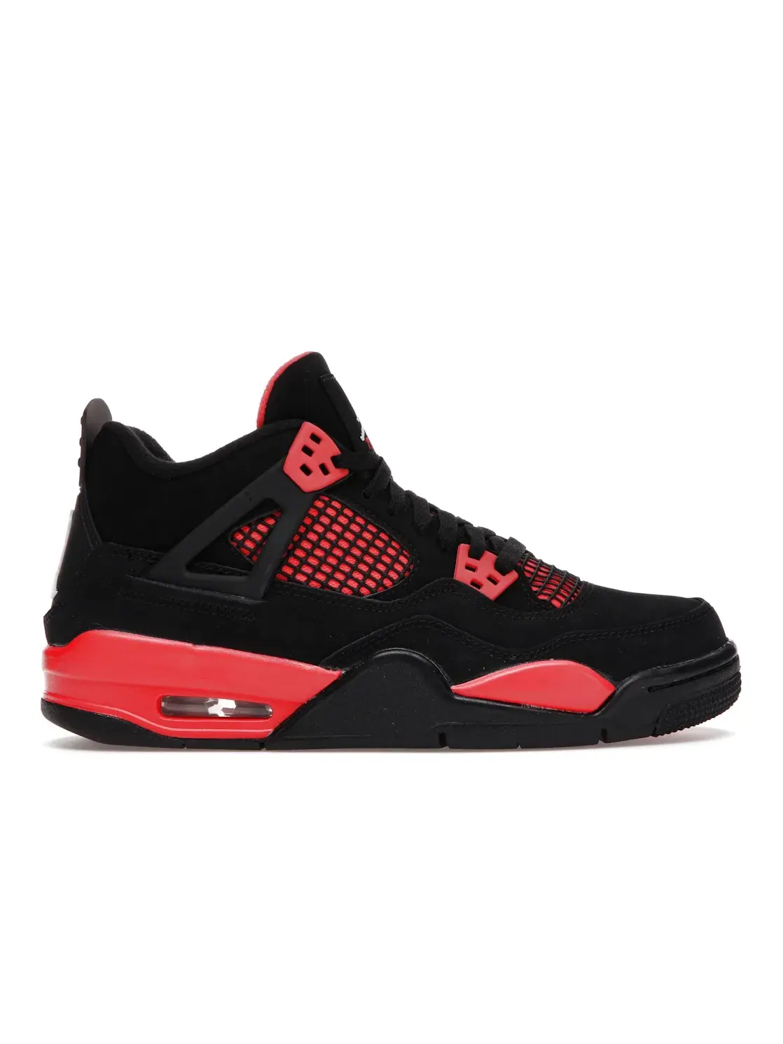 Детские кроссовки Lifestyle с красными акцентами Jordan 4 Retro — изображение 1 из 4, черный/мульти--мульти