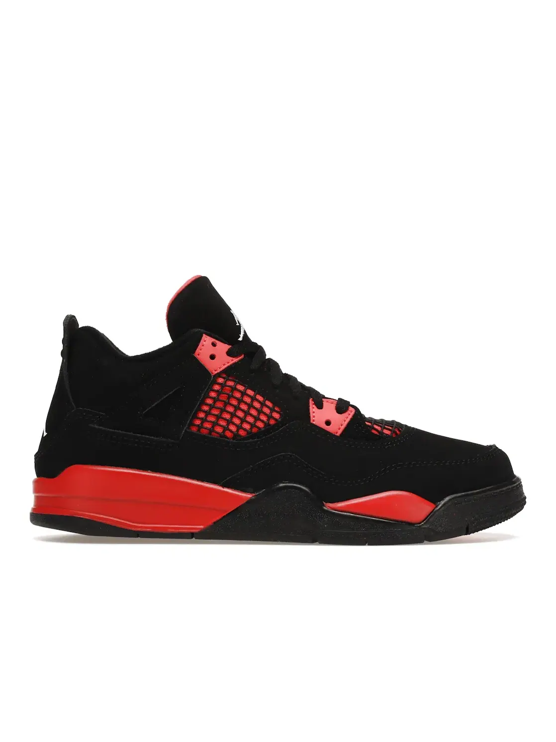 Детские кроссовки с замшевым верхом Jordan 4 Retro — изображение 1 из 4, черный/мульти--мульти
